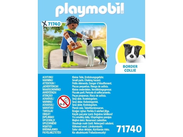 Playmobil 71740, 4 vuosi/vuosia, Corredor con Border Collie, Monivärinen, Muovi