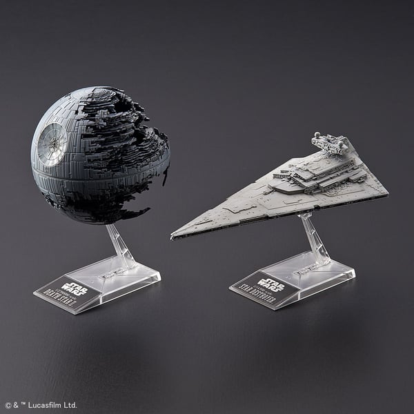 Revell Death Star II + Imperial Star Destroyer, Monteringssats, 1:2700000, Death Star II + Imperial Star Destroyer, Hankoppling, Plast, Star Wars