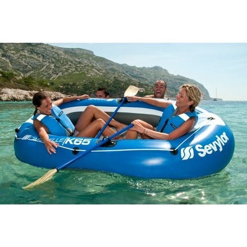 Sevylor KK65, Travel/recreation, Inflatable boat, Blue, Grey, White, PVC, 2 person(s), 165 kg