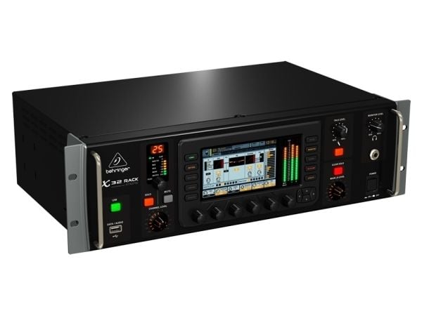 Behringer X32 Rack, 40 kanaler, Rack-montering, 120 W, Sort