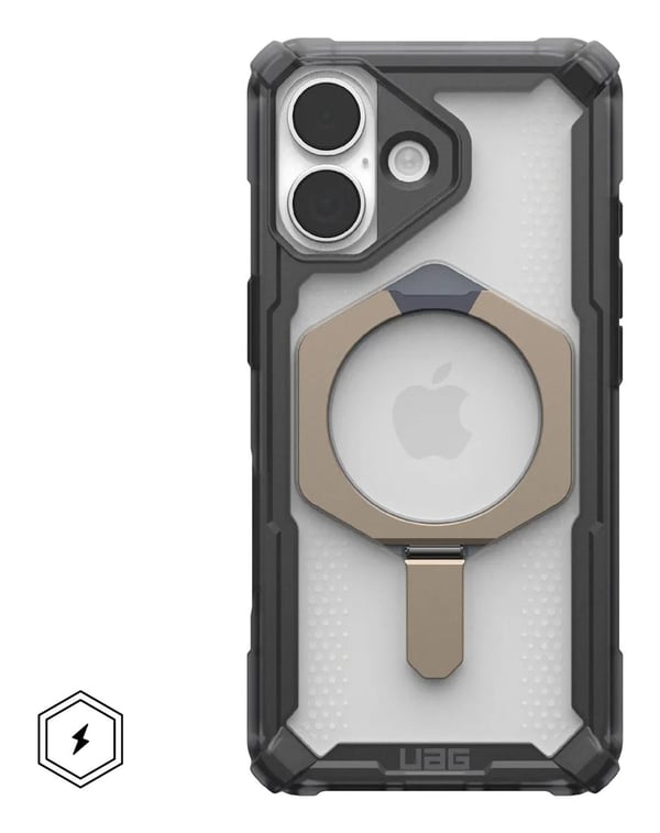 UAG Plasma XTE MagSafe - MagSafe-yhteensopiva kotelo iPhone 17:lle (tuhka/titaani)