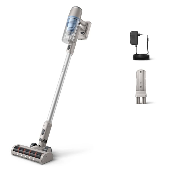 Philips 2000 Series XC2011/01 sladdlös skaftdammsugare, påslös, blå