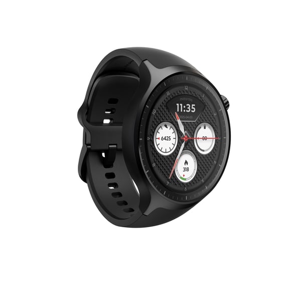 Motorola Moto Watch -älykello, 1,4 tuuman XT2547-2 OLED -näyttö, 47 mm, Volcanic Ash
