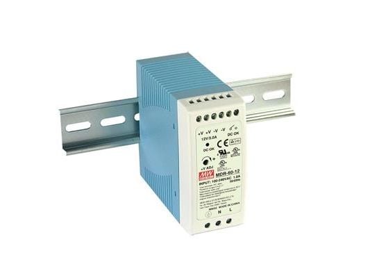MEAN WELL MDR-60-5, 90 - 264 V, 60 W, 5 V, 10 A, RoHS, 40 mm