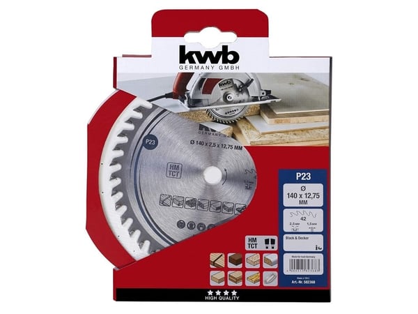 kwb 583368, Kovametallihampaat (TCT), 1 kpl