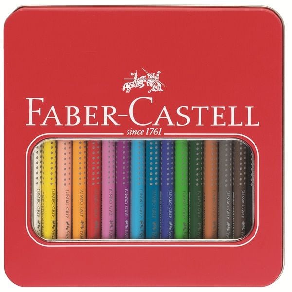 Faber-Castell 110916, Punainen, Metalli, 16 kpl
