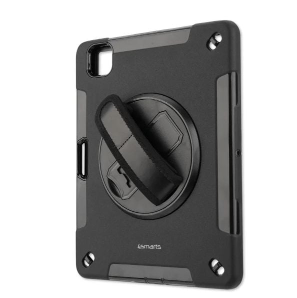 4smarts - Baksidedeksel for nettbrett - robust - polykarbonat, gummi, termoplast-polyuretan (TPU) - svart - for Samsung Galaxy Tab S6 Lite