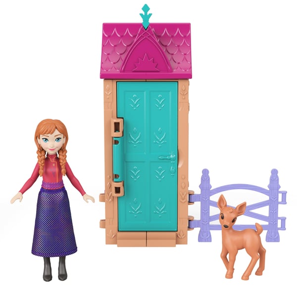 Disney Frozen Arendelle -lelupakkaus, jossa 5 yllätystä, kuten pikkunukke (tyylit voivat vaihdella), Muotinukke, Naaras, 3 vuosi/vuosia, Poika/tytt...