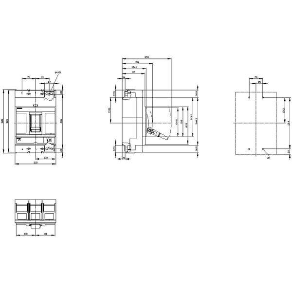 Siemens 3VA1563-7MH32-0AA0, IP40