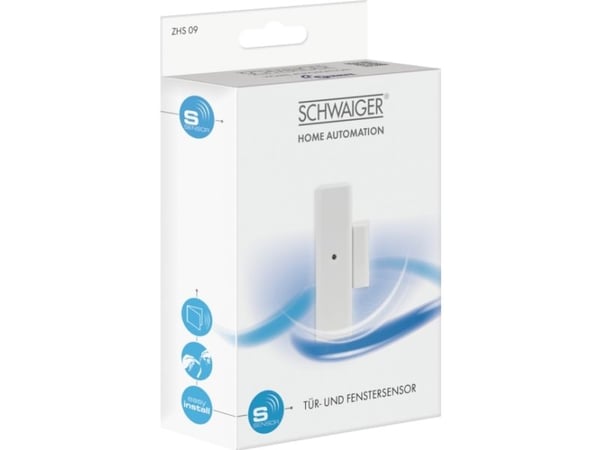 Schwaiger ZHS09 - Dörr- och fönstersensor - trådlös - Z-Wave - vit