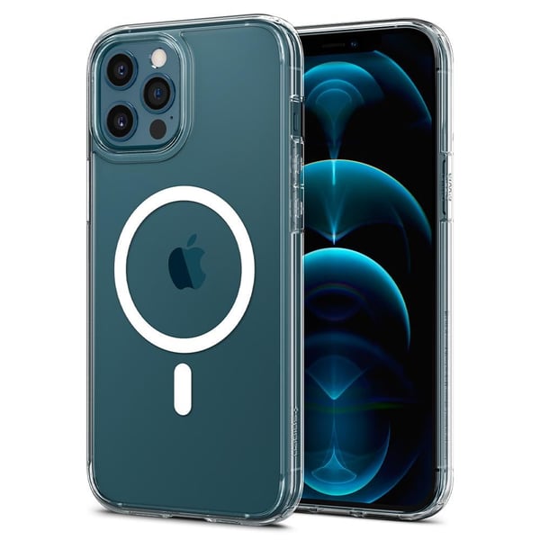 Spigen ACS02625, Suojus, Apple, iPhone 12 / iPhone 12 Pro, 15,5 cm (6.1"), Läpinäkyvä