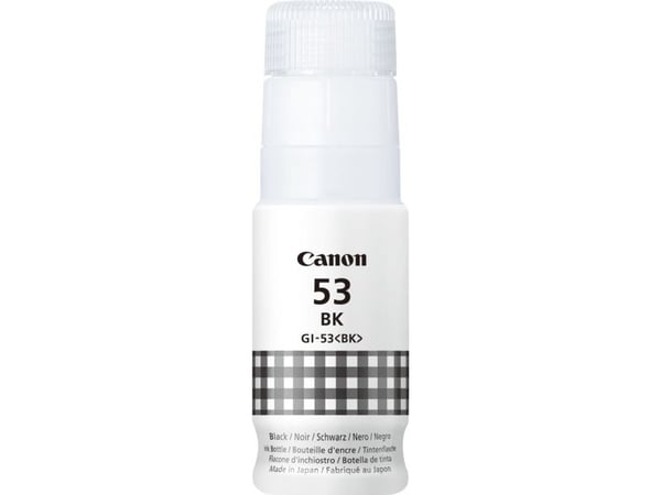 Canon GI 53 BK - Sort - original - blækrefill - for PIXMA G550, G650