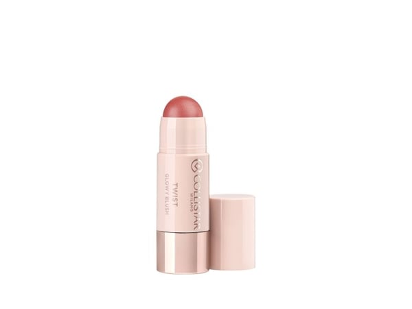 Collistar Twist Glowy Blush, Ruusu, Venere, 1 väriä, Rasva (aine), Stick, Säteilevä