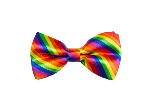 Boland 53130, Fancy dress bow tie, Adult, Male, Polyester, Multicolour, 11 g