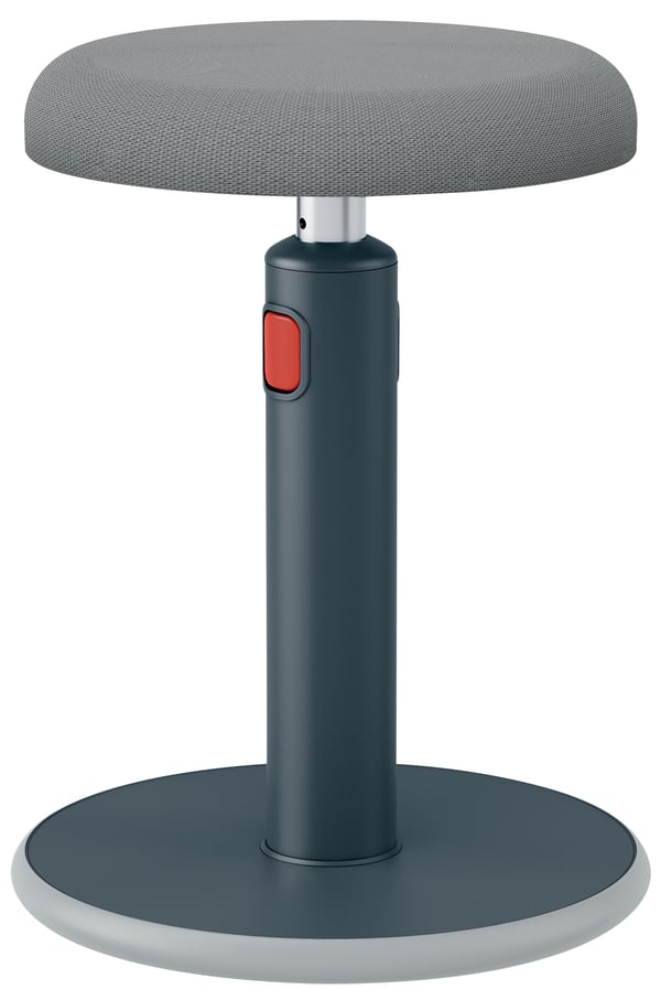Leitz Ergo Cosy Active - Sit/stand rocking stool - ergonomisk - rund - roterende - skumplast, 3D Mesh