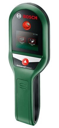 Bosch Universal Detect, Live kabel, Metall, Tre, Svart, Grønn, 10 cm, 2,5 cm, 5 cm, 5 min