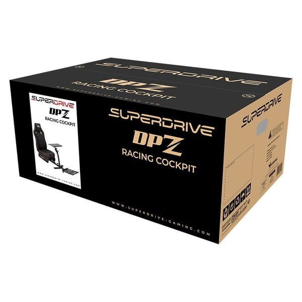 Subsonic SA5681, Kilpa-ajoneuvon ohjaamo, musta, Punainen, Tekonahka, Verkko, Metalli, Superdrive(GS850-X, SV750), Thrustmaster(T248, T300 RS, TX R...