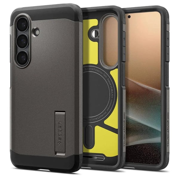 Spigen Tough Armor (Magfit), Suojus, Samsung, Galaxy S26, 16 cm (6.3"), Metallinen
