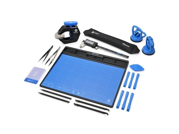 iFixit IF145-459-3, Työkalusarjat, Matkapuhelin/älypuhelin, Avauspiikki, Muovikortti, Metallilasta, Imukuppi, Atulat, Monivärinen, 2 pinsettiä