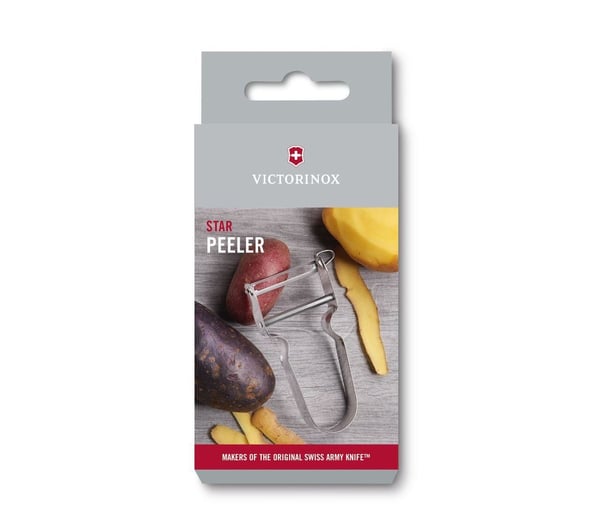 Victorinox 6.0912, Hedelmät ja vihannekset, Y-kuorija, Ruostumaton teräs, Ruostumaton teräs, Ruostumaton teräs, Taulukko