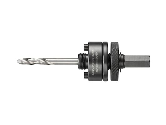 DEWALT DT90369-QZ, Reikäsahan sovitin, kuusikulmainen akseli, 13 mm, musta, ruostumaton teräs, 3,2 cm, 21 cm