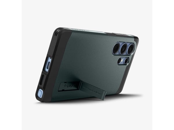 Kotelo Spigen Tough Armor MagSafe Samsung Galaxy S25:lle Ultra vihreä