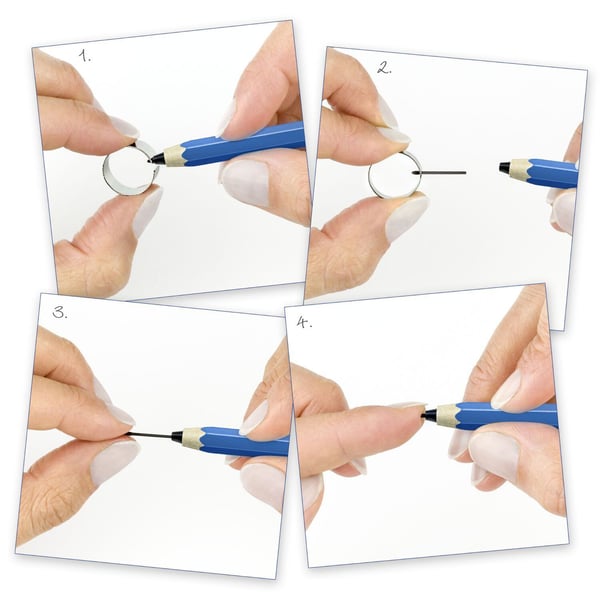 Staedtler Mars® Lumograph® digital classic Digitaalinen kynä paineherkällä kirjoituskärjellä, tarkalla kirjoituskärjellä Sininen