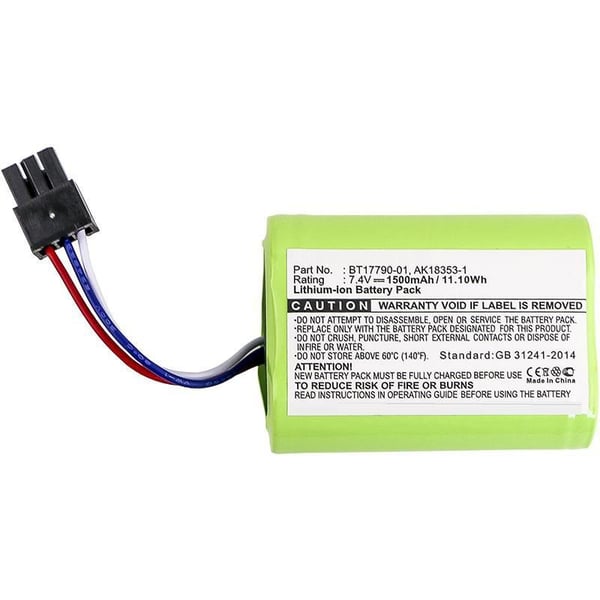 CoreParts - Håndholdt batteri - 1500 mAh - 11.1 Wh - svart
