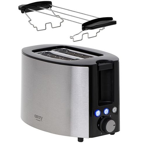 Adler Camry brödrost CR 3215 | 2 fack | 1000 W | svart/rostfritt stål