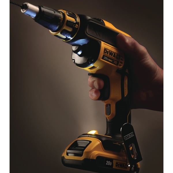 DeWALT DCF620D2-QW, Eldriven skruvdragare, Pistolhandtag, 1/4", Svart, Gul, 4400 RPM, 30 nm