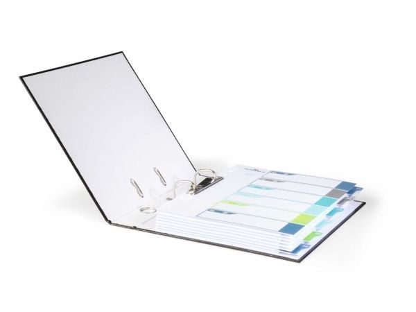 Durable 679427, Blank faneindeks, Polypropylen (PP), Flerfarget, Portrett, A4+, 0.27 mm