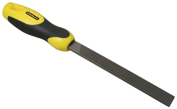 Stanley 0-22-450, Viila, Hienoleikkaus, Musta, Keltainen, Ergonominen, Lipsumisen estävä kädensija, 15 cm, NFE 75-001, NFE 75-002