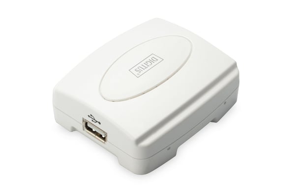 DIGITUS Fast Ethernet Print Server DN-13003-2 - Printserver - USB 2.0 - 100Mb LAN - 100Base-TX