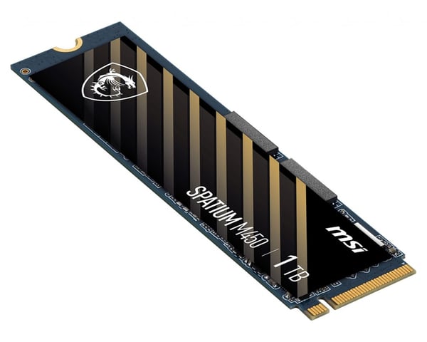 MSI SPATIUM M450 - SSD - 1 TB - intern - M.2 2280 - PCIe 4.0 x4 (NVMe)