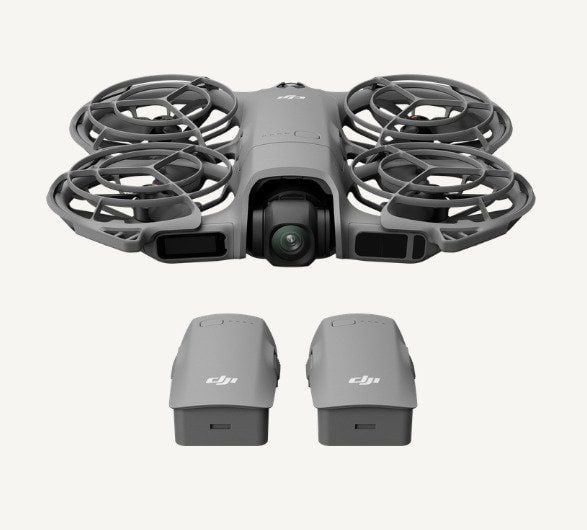DJI Neo 2 Fly More Combo, 4 roottoria, 12 MP, 2688 x 1512 pikseliä, 7000 m, 1606 mAh, musta, Harmaa