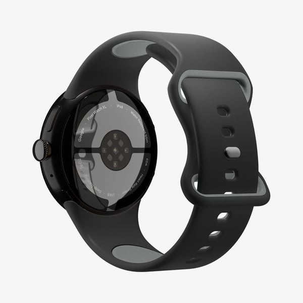 Spigen Nano Pop, Band, Smartwatch, Svart, Google, Pixel Watch 4 (41mm), Silikon