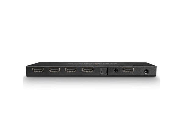 Lindy 38231, HDMI, 4x HDMI, 4096 x 2160 pikseliä, Musta, Metalli, 4K Ultra HD