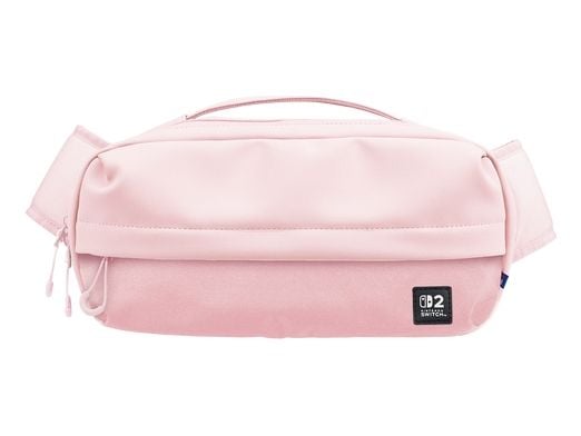 Hori NSX-117E, Bærepose, Nintendo, Rosa, Stoff, Nintendo Switch, Nintendo Switch 2, Nintendo Switch Lite, Nintendo Switch OLED, Glidelås
