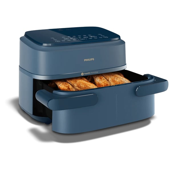 Philips 1000 series NA156/60, Varmluftsfritös, 7,1 l, Rapid Air, 40 ° C, 200 ° C, 60 min