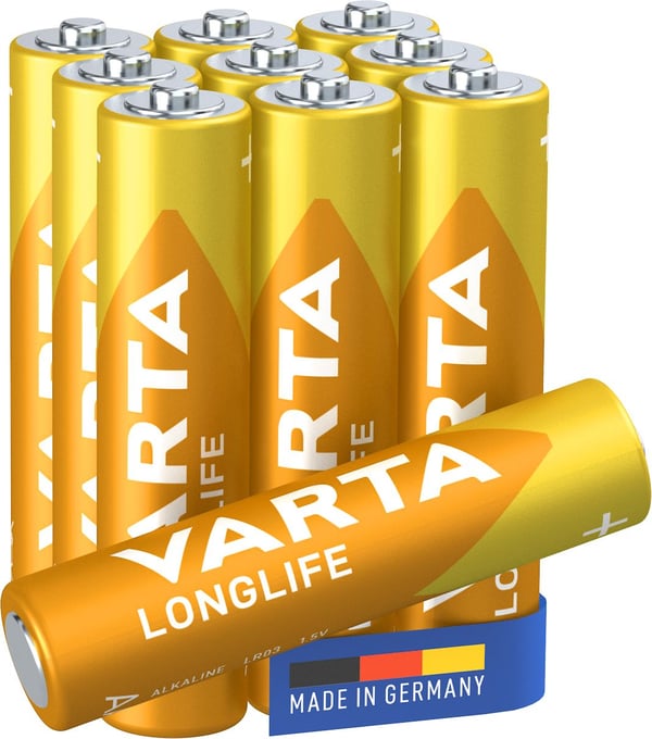 Varta Longlife - Batteri 10 x AAA - Alkalisk