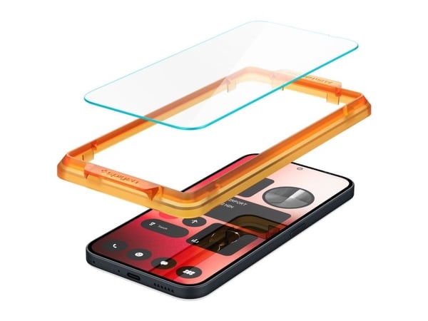 Spigen GLAS.tR AlignMaster, Ingenting, Telefon (2a), Ripebestandig, Gjennomsiktig, 2 stk.