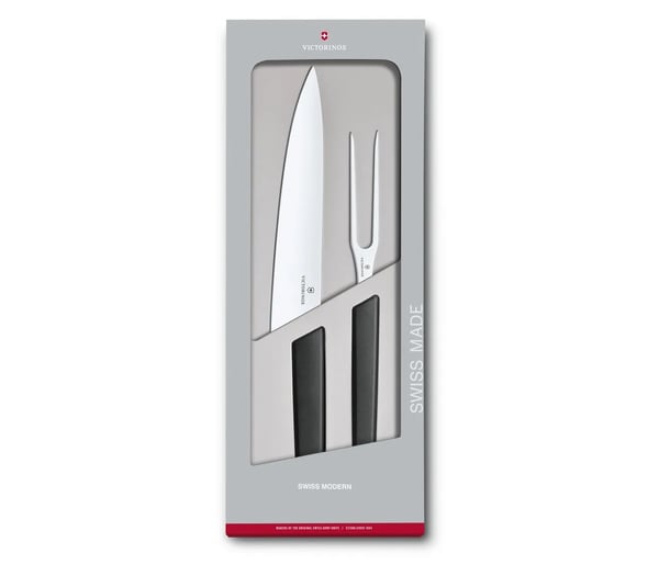 Victorinox 6.9093.21G, Veitsisarja, Ruostumaton teräs, Polypropeeni, Ruostumaton teräs, Musta, 21 cm