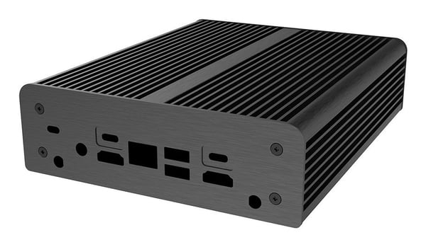 AKASA Newton AC3 A-NUC96-M1B -kotelo Intel NUC 13 Pro i3 UCFF:lle, tuulettimeton, musta