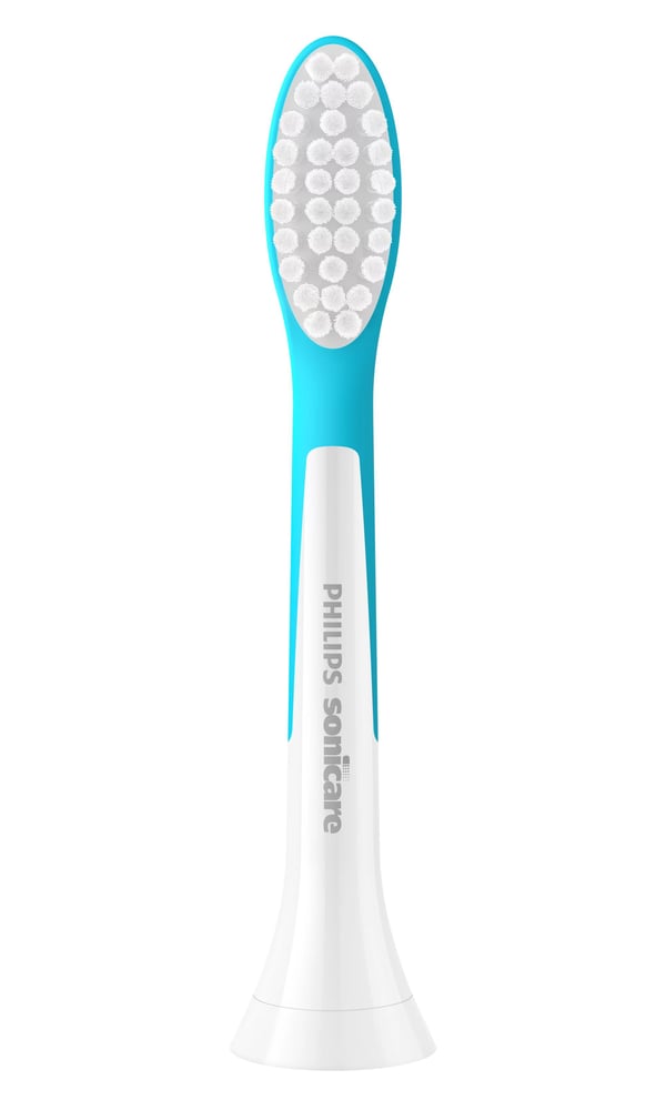 Philips Sonicare For Kids HX6042 - Utskiftningsbørstehode - for tannbørste - white/sea (en pakke 2)