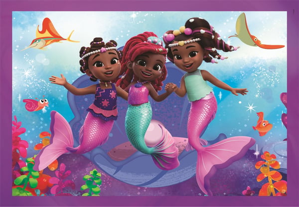 Clementoni Puslespil 4-i-1 Disney Ariel, (12+16+20+24) brikker