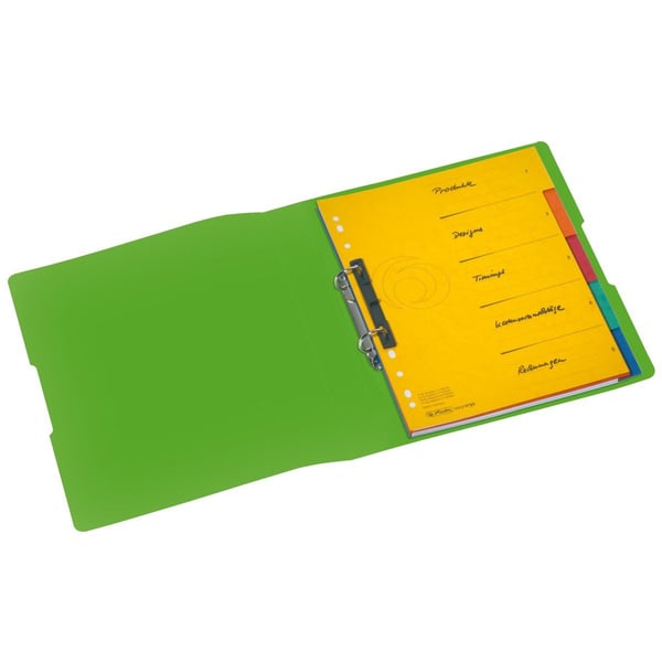 Herlitz rengaskansio A4 PP 25mm läpinäkymätön omena 2 rengasta 2 rengasta