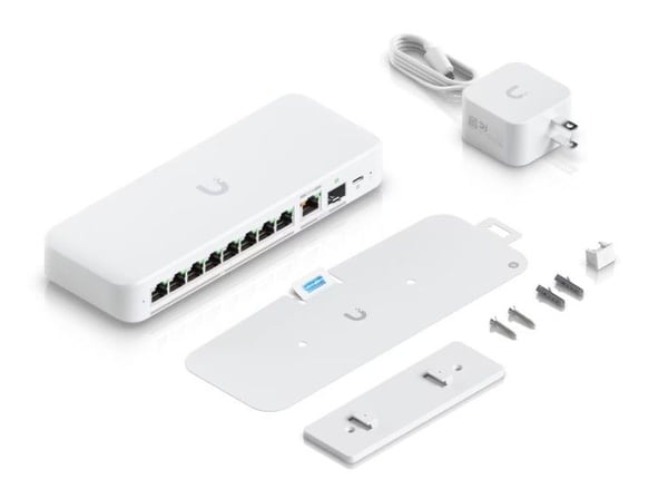 Ubiquiti UniFi Flex 2.5G USW-Flex-2.5G-8 switch 8-port 2.5 GbE 10G combo uplink