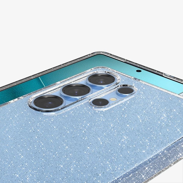 Spigen Liquid Crystal Glitter, Suojus, Samsung, Galaxy S25 Ultra, 17,5 cm (6.9"), Läpinäkyvä