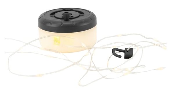 RealPower 492880, LED, Varm hvit, Innendørs, Sort, Batteri, 8 m