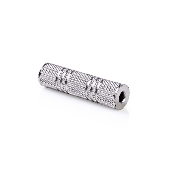 Nedis - Audiokopling - mini-phone stereo 3.5 mm hunn til mini-phone stereo 3.5 mm hunn - sølv